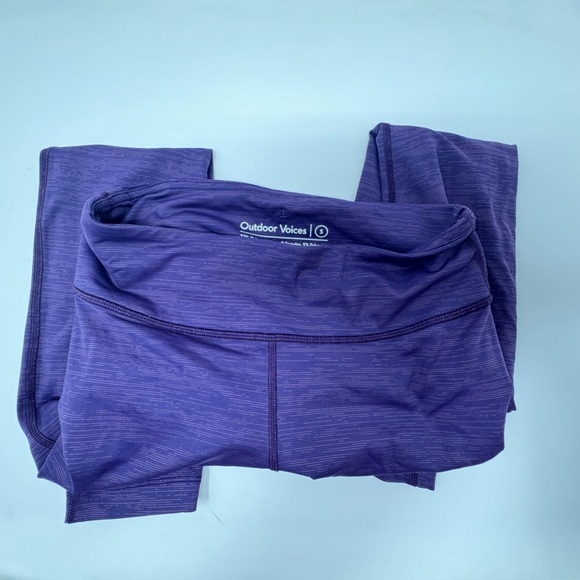 Outdoor Voices Leggings-purple small - Picture 3 of 5